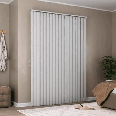 Imagem de Persiana vertical tecido kit 02 1,20 x 1,30 (2,40x1,30) - Cores - CRIS