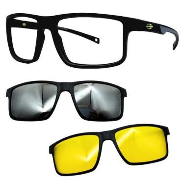 Imagem de Oculos Mormaii 6127 Swap 5 Com 2 Clipons Prata e Noturno, Aas