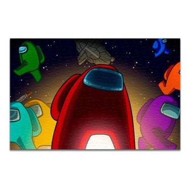 Imagem de Quebra-cabeça Personalizado Amongus 48 Peças - Pomps Geek