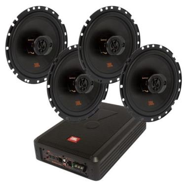 Imagem de Caixa JBL Ativa Amplificada SW8A-MS 200w + 4 Alto Falantes 6  JBL Flex