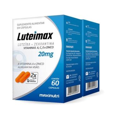 Imagem de Kit 2 Luteína Zeaxantina com Vitaminas A C E e Zinco Luiteimax 60 cáps