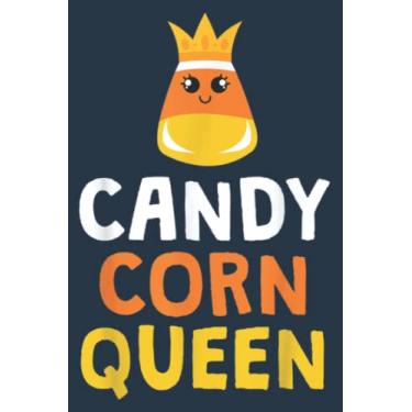 Imagem de Kawaii Candy Corn Queen Halloween Nice: Notebook A5 size (6 inch wide x 9 inch high), 120 pages with lined
