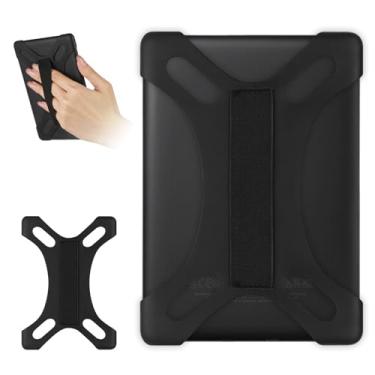 Imagem de HoYiXi Alça de mão universal para Kindle eReader de 6 a 7 polegadas, compatível com eReader Kobo/Pocketbook/Tolino/Paperwhite/Nook, para eReader de 15 cm, 17 cm, com alça de mão de alta elasticidade,