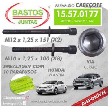 Imagem de Jogo de parafusos Hyundai I30 2009 a 2013 BASTOS 15570177