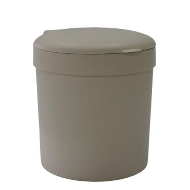 Imagem de Lixeira de Pia/Mesa com Tampa N244338-2 Creme - Quanhe