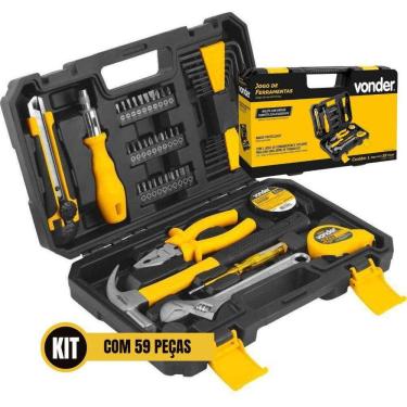 Imagem de Jogo Kit Ferramentas 59 Peças Allen Philips Maleta Vonder