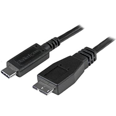 Imagem de StarTech. com cabo USB C para micro USB – 1 m – USB 3.1 – 10 Gbps – cabo micro USB – cabo USB tipo C para micro USB (USB31CUB1M)