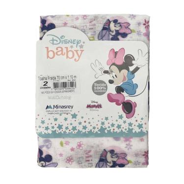 Imagem de 2 Toalhas Fralda Disney Baby - Minnie Coisas De Bebê