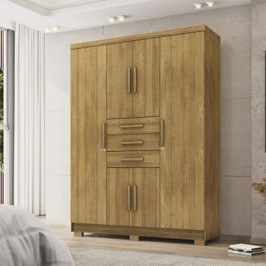 Imagem de Guarda Roupa Roupeiro Solteiro Taurus Nature Vila Rica