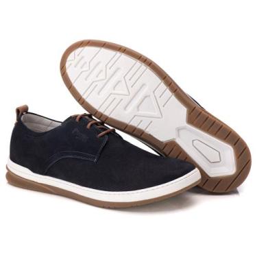 Imagem de Sapato Esporte Fino Gold Elegante e Confortável 7000 - Ranster, Azul m