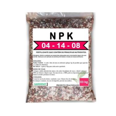 Imagem de Adubo Fertilizante NPK 04-14-08 - Gardenzy,  3KG