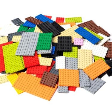 Imagem de Placas de construção MANNIDOO 110 peças 11 tamanhos para peças Lego