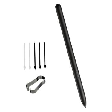 Imagem de Caneta de substituição Tab S10 FE S para Samsung Galaxy Tab S10 FE, Tab S10 FE+ Caneta Stylus para Galaxy Tab S10 FE Plus S Pen todas as versões + 5 pontas gratuitas, sem Bluetooth (preto)