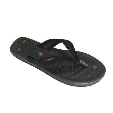 Imagem de Chinelo Dedo Baixo Fino Magnético Kelly Preto 40 Par - Terumi