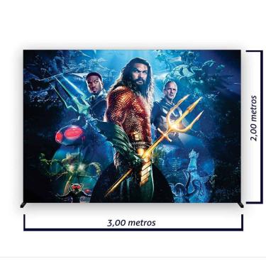 Imagem de Painel de Festa Retangular Aquaman Várias Medidas - Fera Print