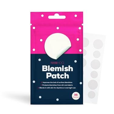 Imagem de HANHOO Patch de manchas, 36 unidades, adesivos de espinhas hidrocolóides, encolhe espinhas, protege contra picadas de dedos e sujeira, absorve líquidos, manchas de acne, adesivos invisíveis de