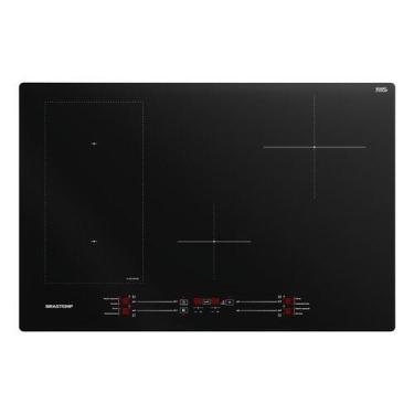 Imagem de Cooktop 4 Bocas Inducao 220v Powerbooster 77x51cm - Brastemp