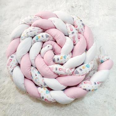 Imagem de Trança protetor de berço de bebê 1,30m coleções - Carinha de Anjo Enxo