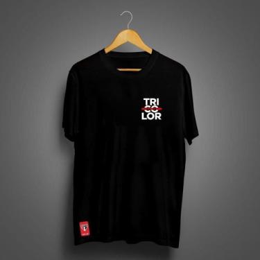 Imagem de Camiseta São Paulo Masculina Zé Carretilha Estádio SPFC, Preto, G2