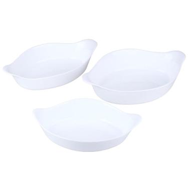 Imagem de Conjunto 3 Assadeiras Oval Opaline Marinex 1596