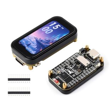 Imagem de Placa de desenvolvimento de tela sensível ao toque IPS ESP32-C6, resolução 172 x 320, cor de tela de 262 K, suporta W-i-F-i 6 / BLE 5, processador RISC-V de 160 MHz, execução suave de programas GUI