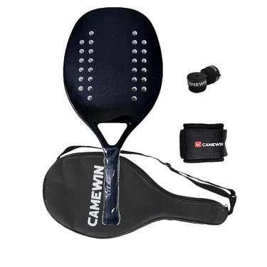 Imagem de Raquete de tênis de padel CAMEWIN em fibra de carbono 18k 360g + 10g