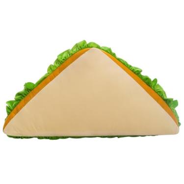 Imagem de IEUDNS Sanduíche de pelúcia, bicho de pelúcia multifuncional 3D, decoração para casa, almofada para abraçar, comida, travesseiro de pelúcia engraçado para