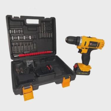 Imagem de Parafusadeira Furadeira Dusseldorf A Bateria 18v C/kit Alemã - nakasak