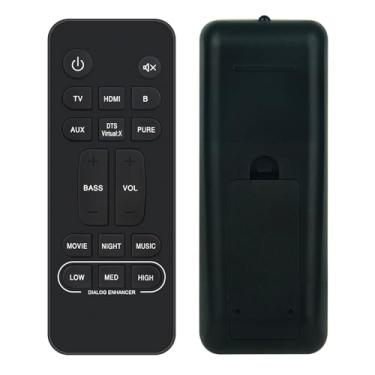 Imagem de RC-1251 Controle remoto de substituição compatível com Denon Soundbar DHT-S216 DHT-S218 DHT-S217 RC-1236 RC-1245 RC-1242-2.1 Channel Compact Sound Bar com Dolby Atmos