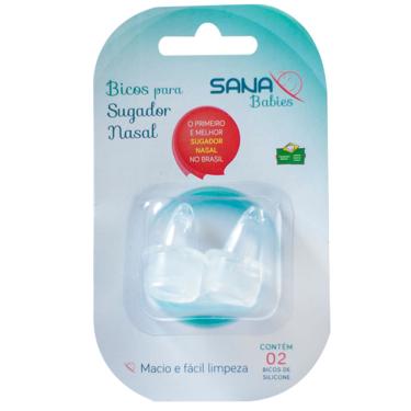 Imagem de Bicos de Reposição Sugador Nasal Sana Babies 2 unidades