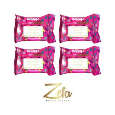 Imagem de Kit 04 Lenço Demaquilante De Maquiagem Detox - Dapop