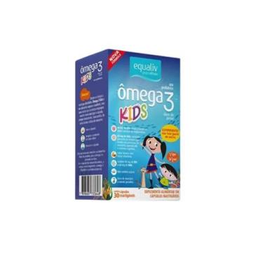 Imagem de Suplemento Ômega 3 Kids 30 Cápsulas Mastigáveis - Equaliv