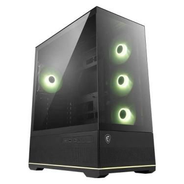 Imagem de Gabinete Gamer MSI MAG Pano 110R PZ, Mid Tower, Lateral em Vidro, 4x F