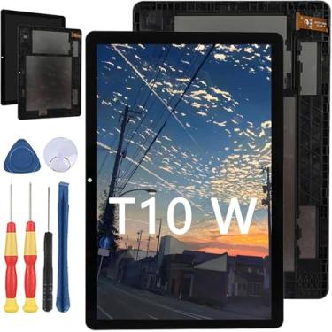 Imagem de Yuxyiony Nova tela de substituição para tela de reparo de tela LCD Doogee T10W e acessórios de ferramenta de substituição (com a moldura)