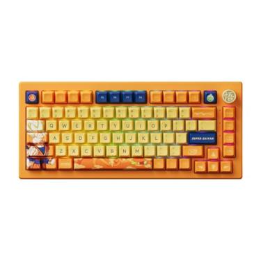 Imagem de Teclado Mecânico Dragon Ball Super Goku Akko 5075B Plus, Switch Akko Crystal