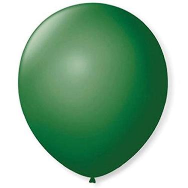 Imagem de Balão n7 50 un verde folha São Roque