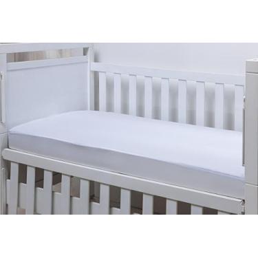 Imagem de Protetor Para Colchão De Berço Impermeável - Cortinas Ibtiinga, Branco