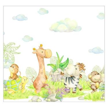 Imagem de Papel de Parede Adesivo Infantil Safari Quarto Menino Menina - 627pcp 