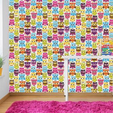 Imagem de Papel de Parede Adesivo - Corujas - 082ppi - Allodi