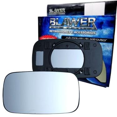 Imagem de 97101 - Vidro Espelho Retrovisor Lado Esquerdo Com Base Palio 1996 a 2000 - Blawer