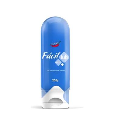 Imagem de Gel Lubrificante Íntimo Neutro à Base de Água Fácil Lub 200g Sex Shop 