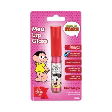 Imagem de Meu Brilho Labial Turma Da Mônica Morango Com Gliter