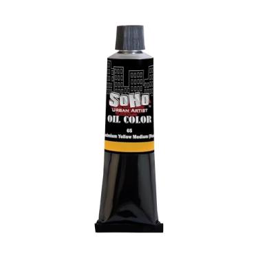 Imagem de SoHo Urban Artist Tinta de cor a óleo - Profissional altamente pigmentada para pintura em tela - 170 ml amarelo cádmio médio
