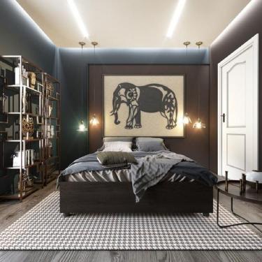 Imagem de Cama Base Box Casal Mônaco - Tcil Móveis