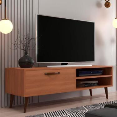 Imagem de Rack Para TV Até 43 Polegadas 1 Porta 1 Prateleira Para Sala Quarto Ni