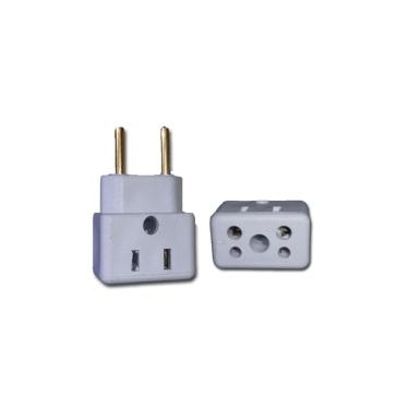 Imagem de Adaptador Tomada Argentina Universal 2 Pinos 10A