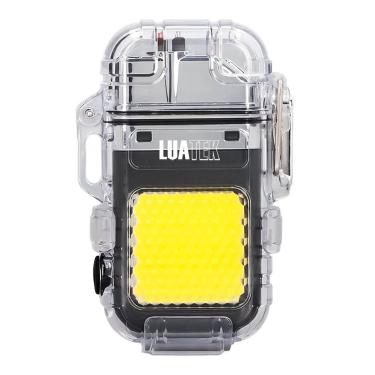 Imagem de Isqueiro de Plasma com Lanterna [Preto]