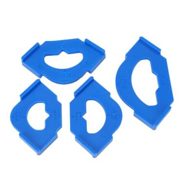 Imagem de YWBL-WH Modelo de Raio de Canto Redondo para Carpintaria, Gabarito de Roteador de Plástico ABS de 4 Unidades Com R20T20 R25T25 R30T30 R40T40 para Corte Rápido de Em Placas de Madeira