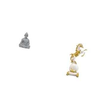 Imagem de Fenteer Estátua de Macaco, Buda, Cavalo, Escultura Moderna, Ornamento Colecionável em Miniatura, Sun Wukong, Mesa Central, Animal, Hotel, Pátio, Quarto, Sala