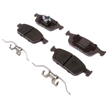 Imagem de ACDelco Conjunto de pastilhas de freio a disco frontal de cerâmica prata 14D1645CH